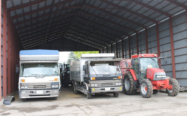 少しの間の車庫