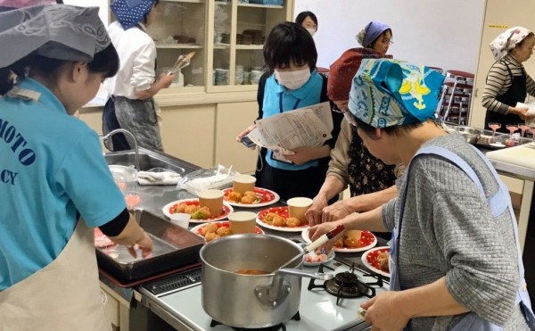 お料理教室で豊西牛