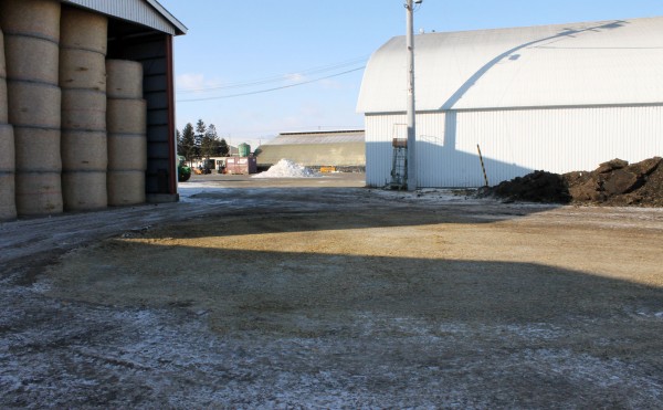 デントコーンの山の跡