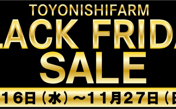 【ブラックフライデーセール】10％~20%OFFの商品が盛り沢山１１月２７日（日）まで