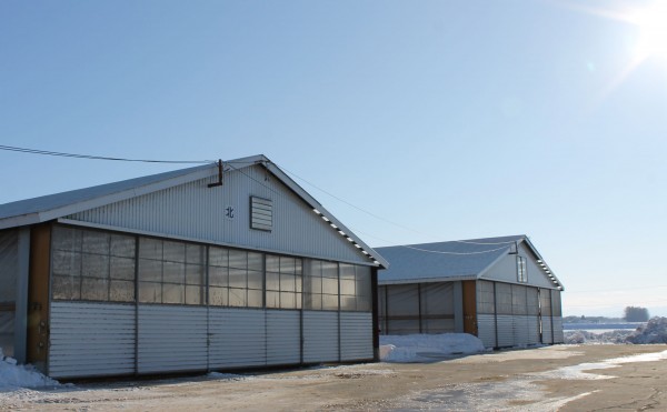 ドアも締め切り