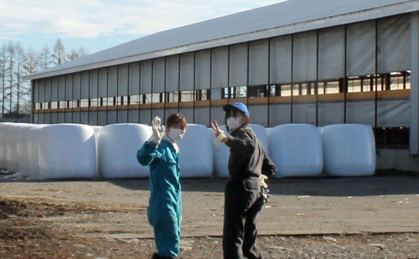 アルバイトのふたり♪