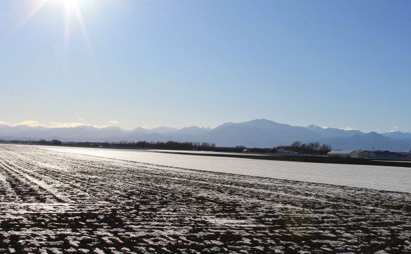 寒くても雪が減る