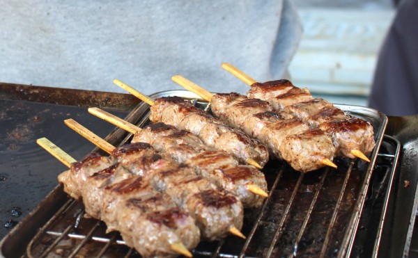 豊西牛カルビ串