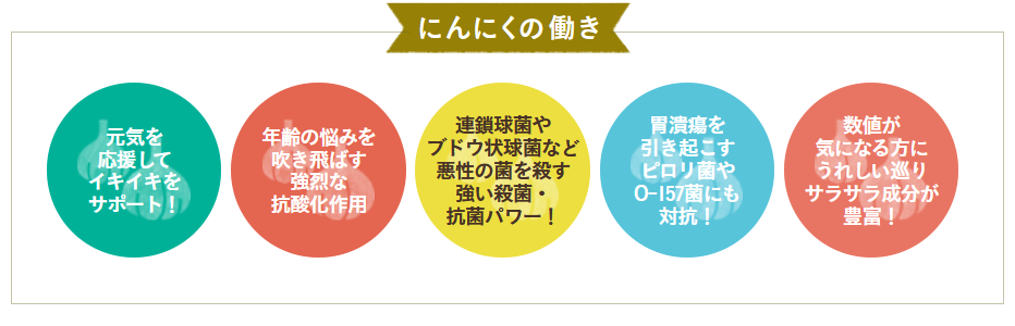 にんにくの働き